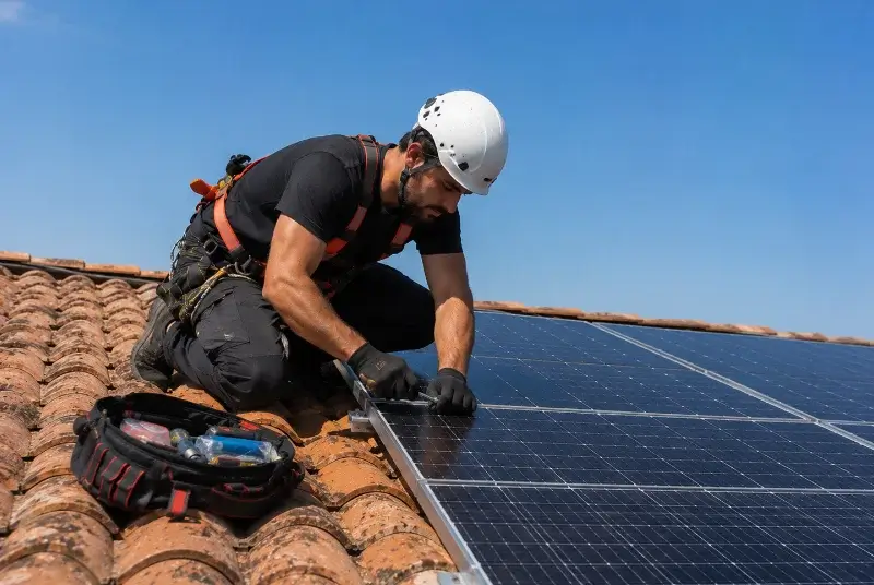 Maintenance et monitoring de panneaux solaires à Bannières
